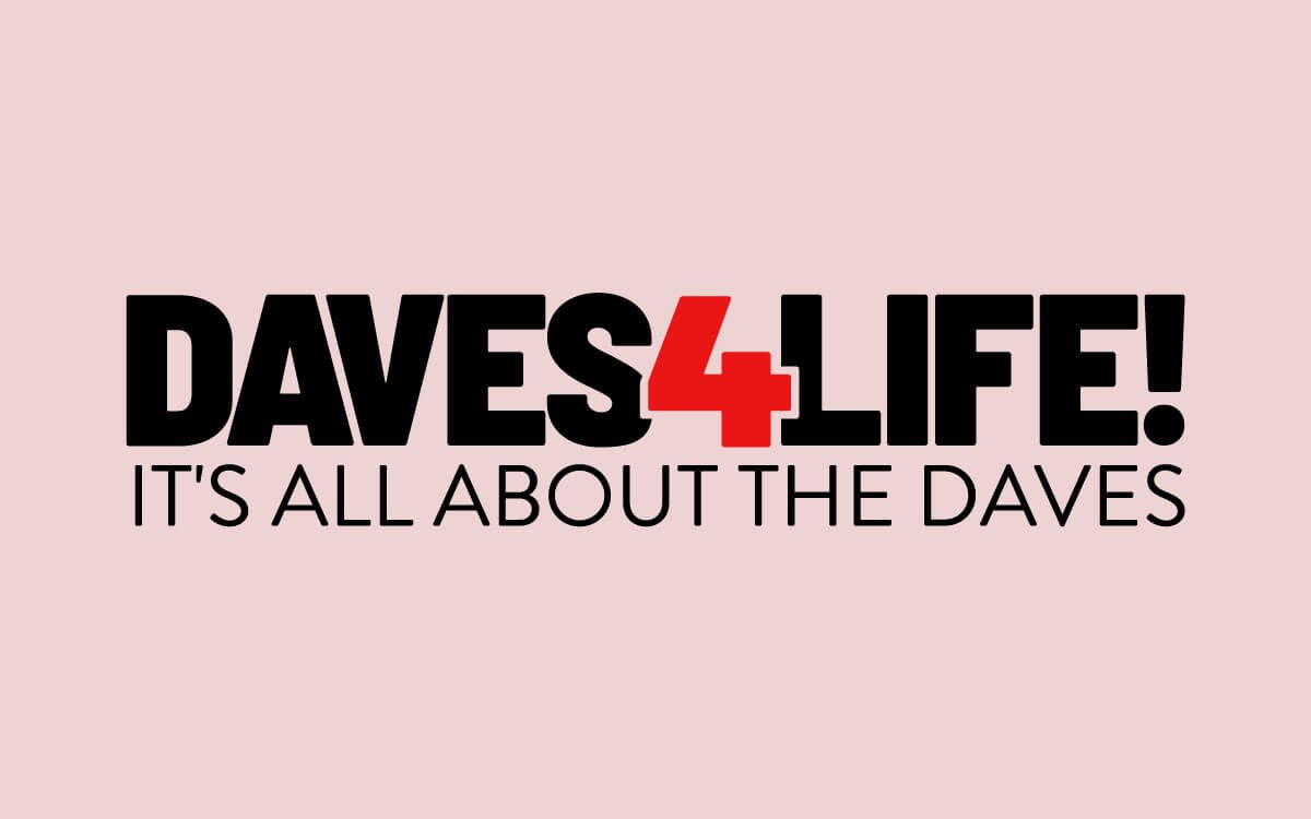 Daves4Life! branding and website