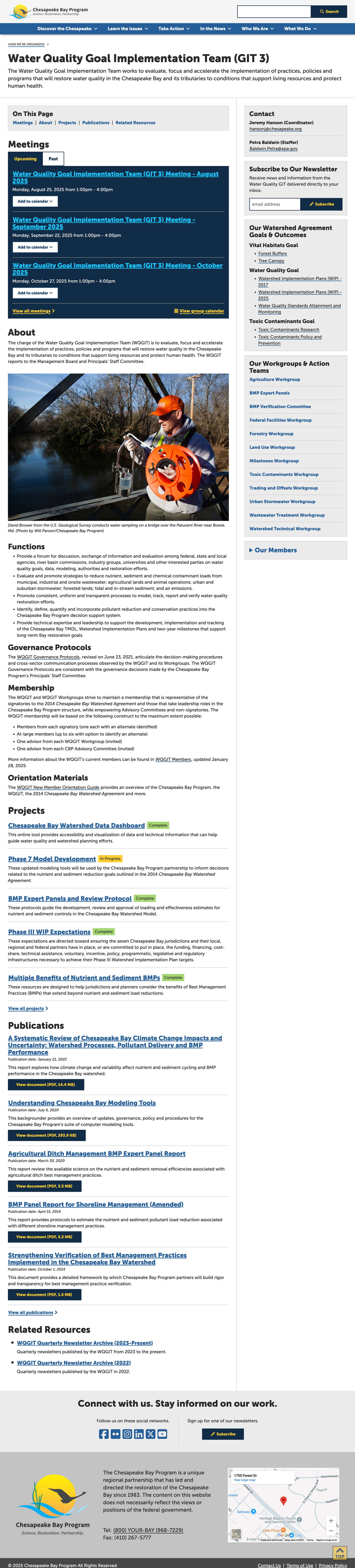 Redesigned group/team page