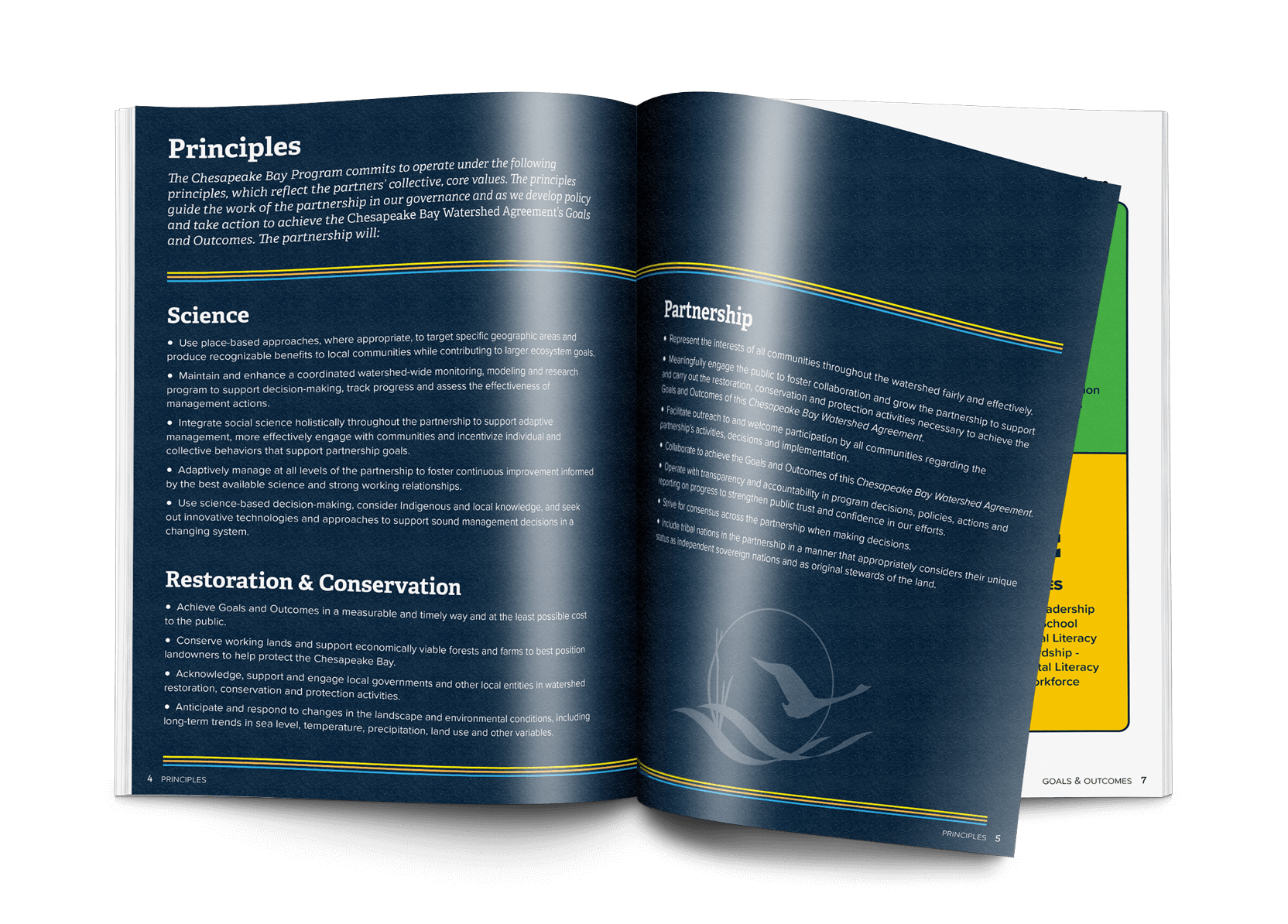 Interior spread showing chapter opener, imagery, and hierarchy