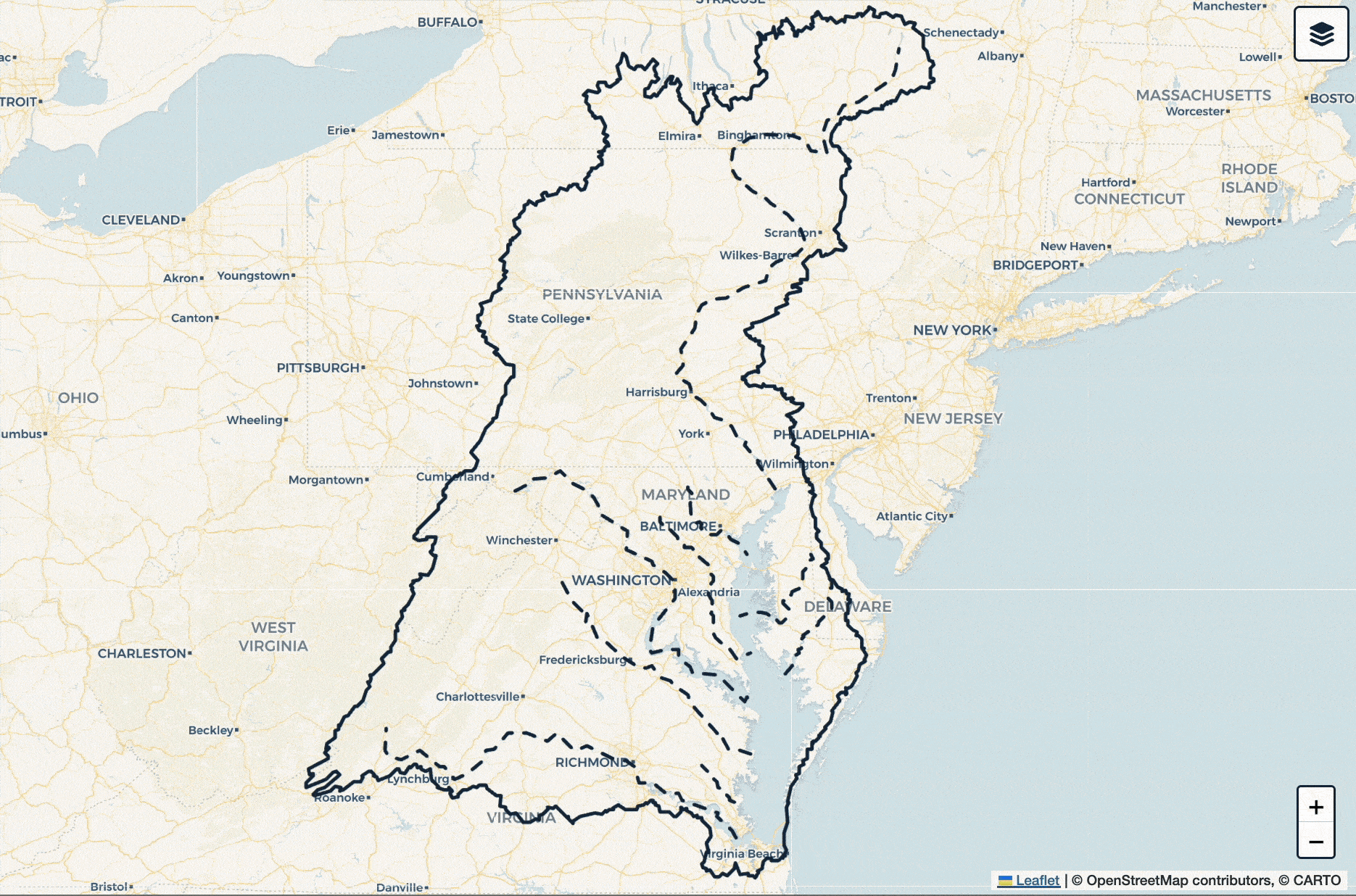 Interactive Map Animation