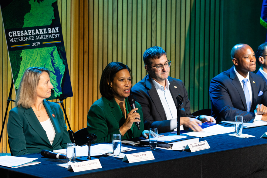 Chesapeake Executive Council meeting poster backdrop